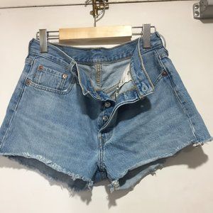 LEVI'S 501 BUTTON FLY JEAN SHORTS SIZE 29